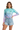 Gradient Rash Guard with Denim Shorts