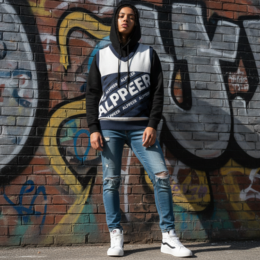 Graffiti wall street look