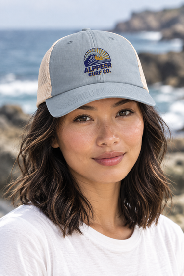 Granite and tan cap close-up
