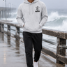 Heather Grey ODDSON hoodie editorial look
