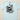 Heather ice blue graphic T-shirt close-up