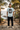 Heather ice blue OddSon T-shirt with cargos