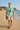 Heather mint ODDSON tee on the beach