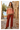 Hoodie styled with terracotta corduroy pants