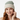 Redhead female model wearing Greys beanie - warm smile