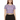 Model 8 - Front view of rainbow palm crop tee