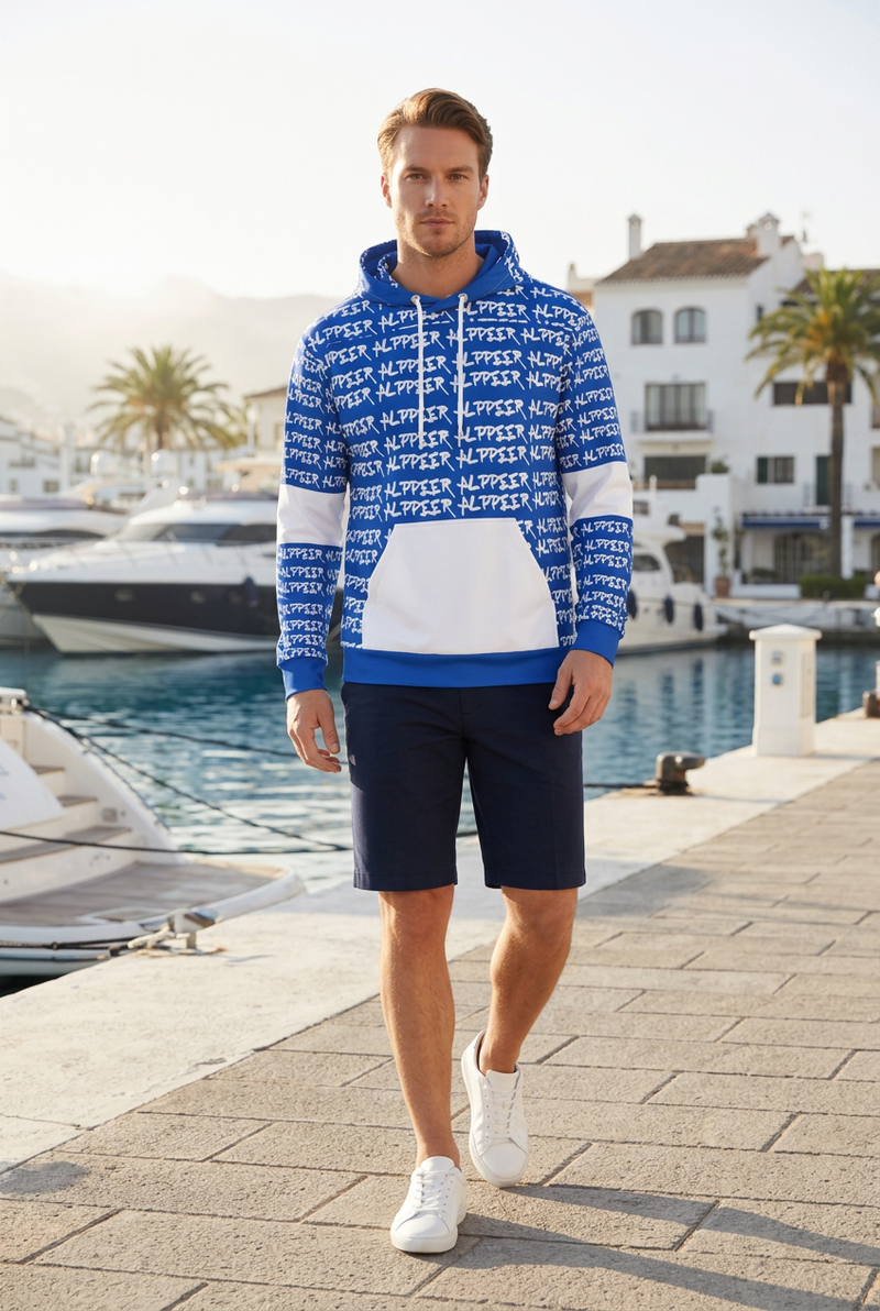 Individual model at Mediterranean marina
