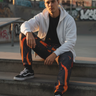 Inferno pants skate park golden hour