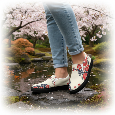 Japanese garden close-up
