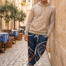 Joggers with sand hoodie
