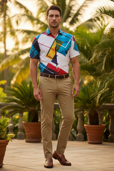 Khaki Chinos Tucked