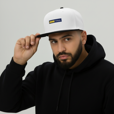 Latino man in white snapback