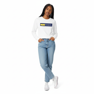 Light denim casual look