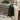 Linen sofa close-up
