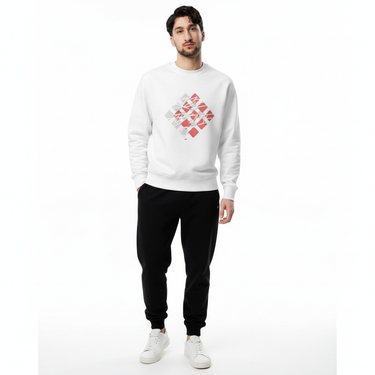 Look 1 - Man White with Joggers