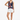 Look 1 - Tropical casual with white shorts
