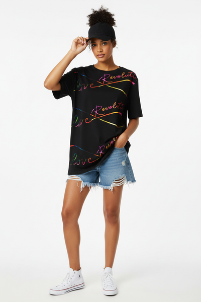 Look 14 - Festival casual with denim shorts
