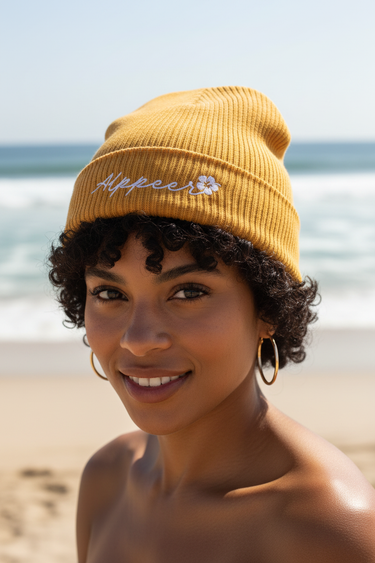 Look 2 – Beanie Mustard