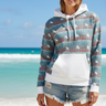 Look 2 – Tropical Beach Hood Up Distressed Shorts