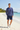 Look 2 – Tropical Beach Navy Boardshorts