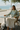 Look 2 – White midi skirt, café terrace