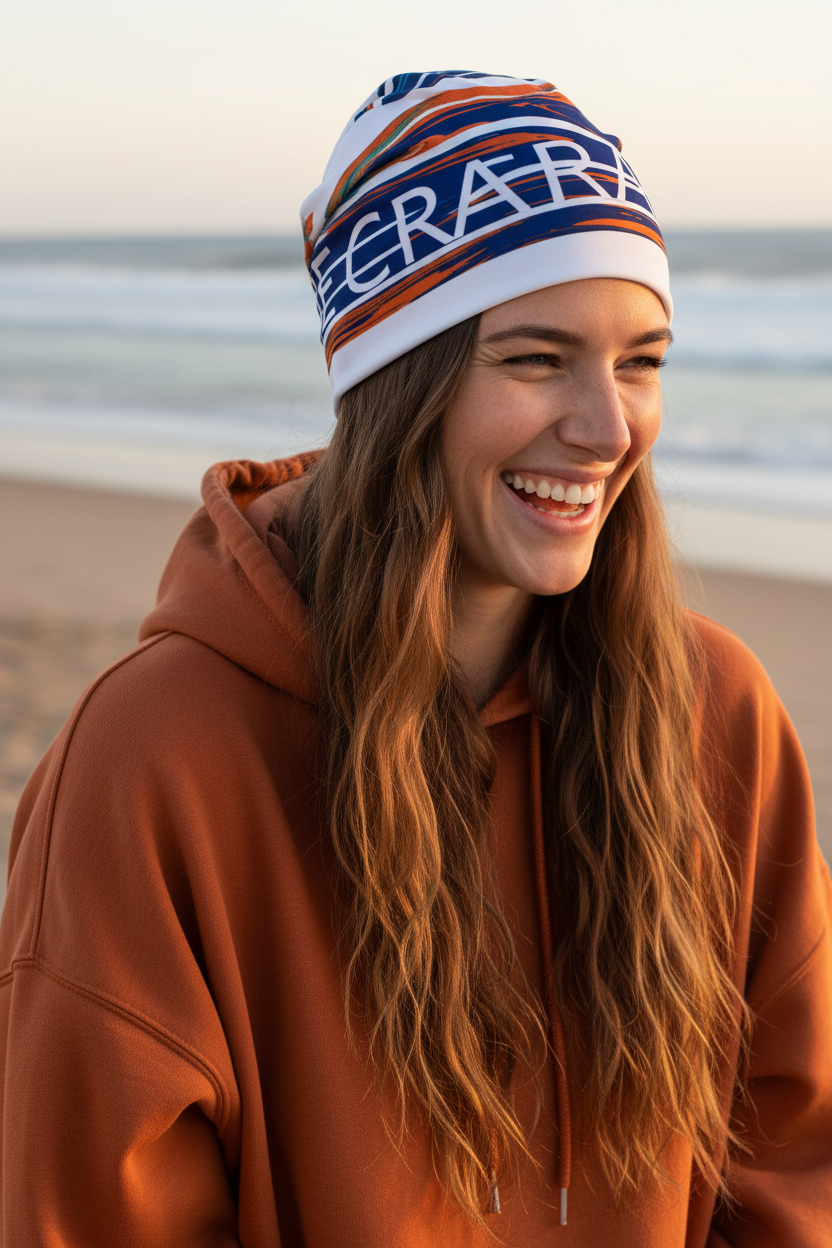Look 3 – Crasher Beanie Female Beach