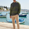 Look 3 — Male, harbor wall