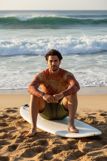 Look 3 - Olive Boardshorts Surf