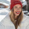 Look 3 – Red Beanie Female Ski