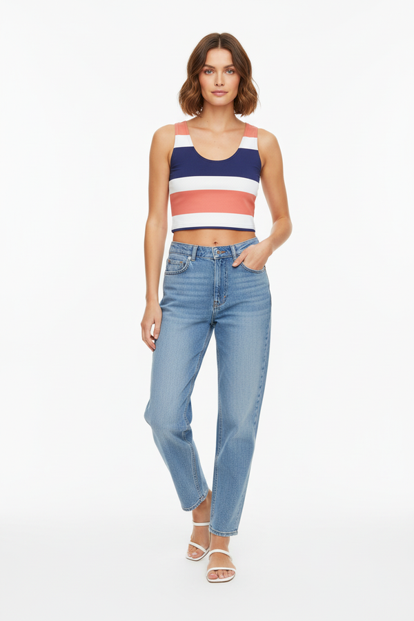 Look 3 - Summer casual with light jeans