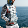 Look 4 – Mediterranean Coast Hood Up White Jeans