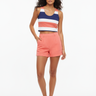 Look 5 - Beach casual with coral shorts