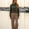 Look 5 – Crop Hoodie Female Green Marina
