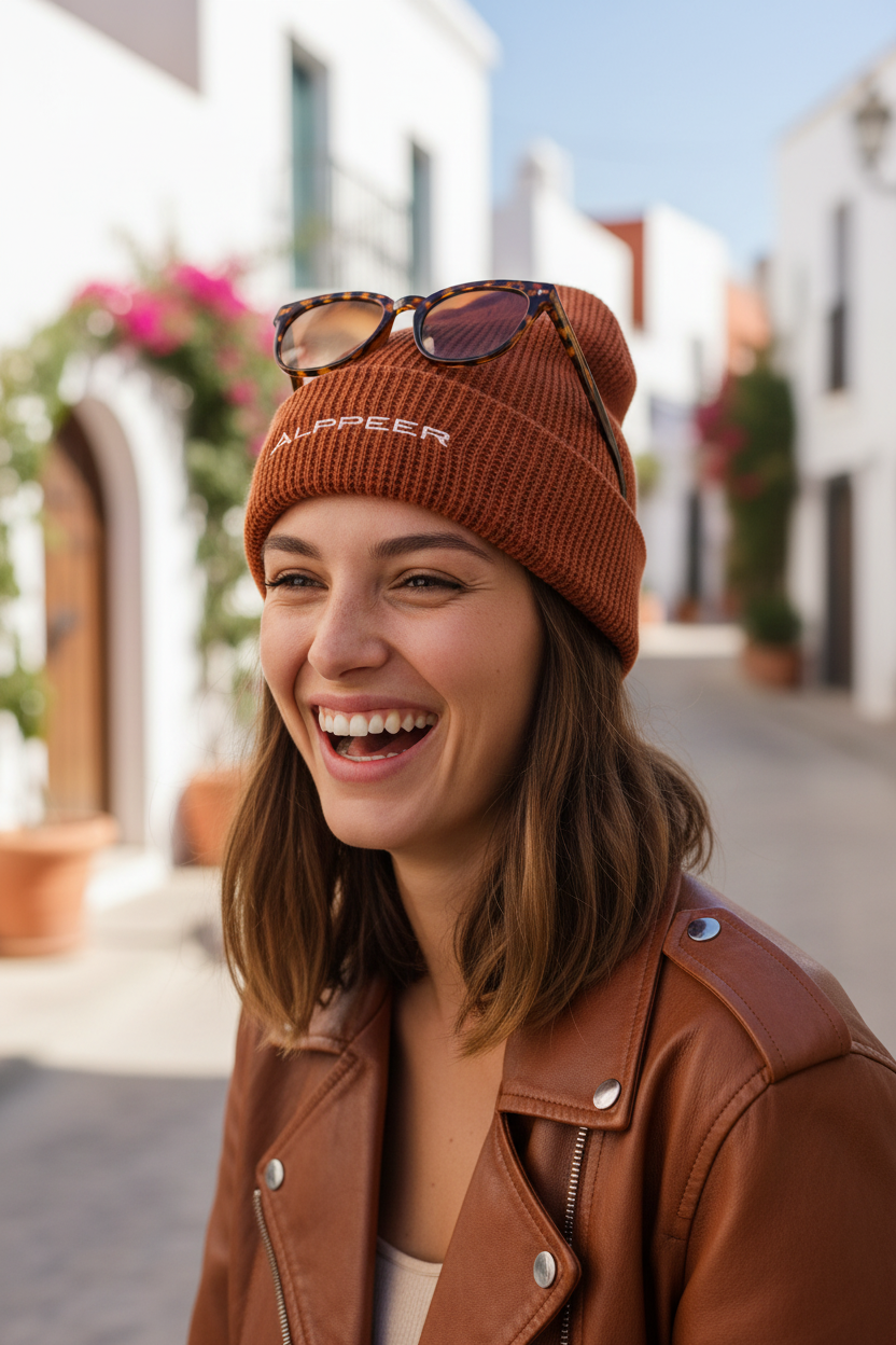 Look 5 – Rust Beanie Female