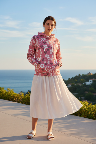 Look 5b – White Linen Skirt