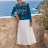 Look 6: coastal terrace wall