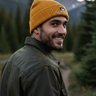 Look 6 – Gold Beanie Male Trail