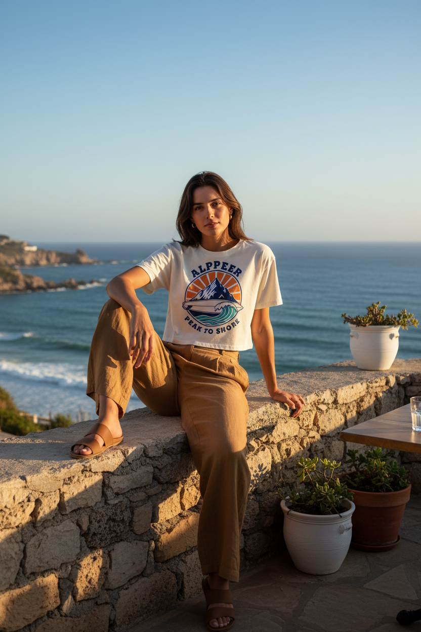 Look 7 – Ecru Cliffside Café