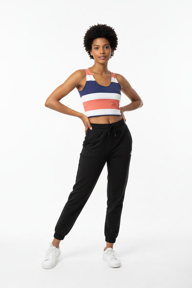 Look 8 - Sporty casual with black joggers