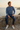 Male editorial with dusty-blue sweatshirt