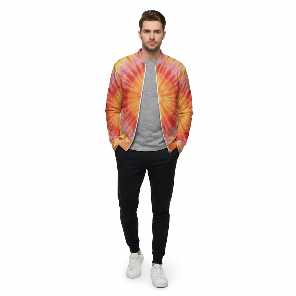 Male joggers look