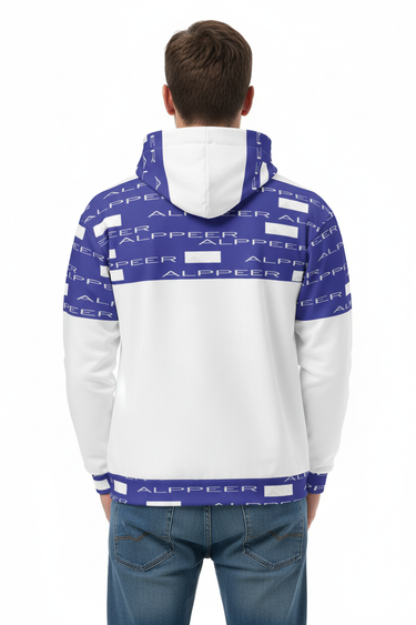 Male model back view standing