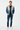 Male model - buttoned cardigan with jeans