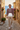 Male model with sand linen trousers