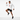 Man in hoodie with athletic shorts and running shoes