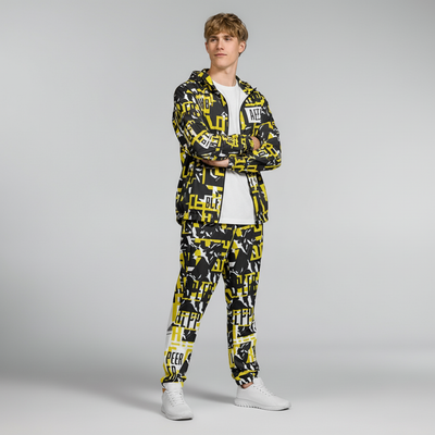 Matching tracksuit banner