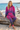 Matching tropical hoodie and joggers beach look