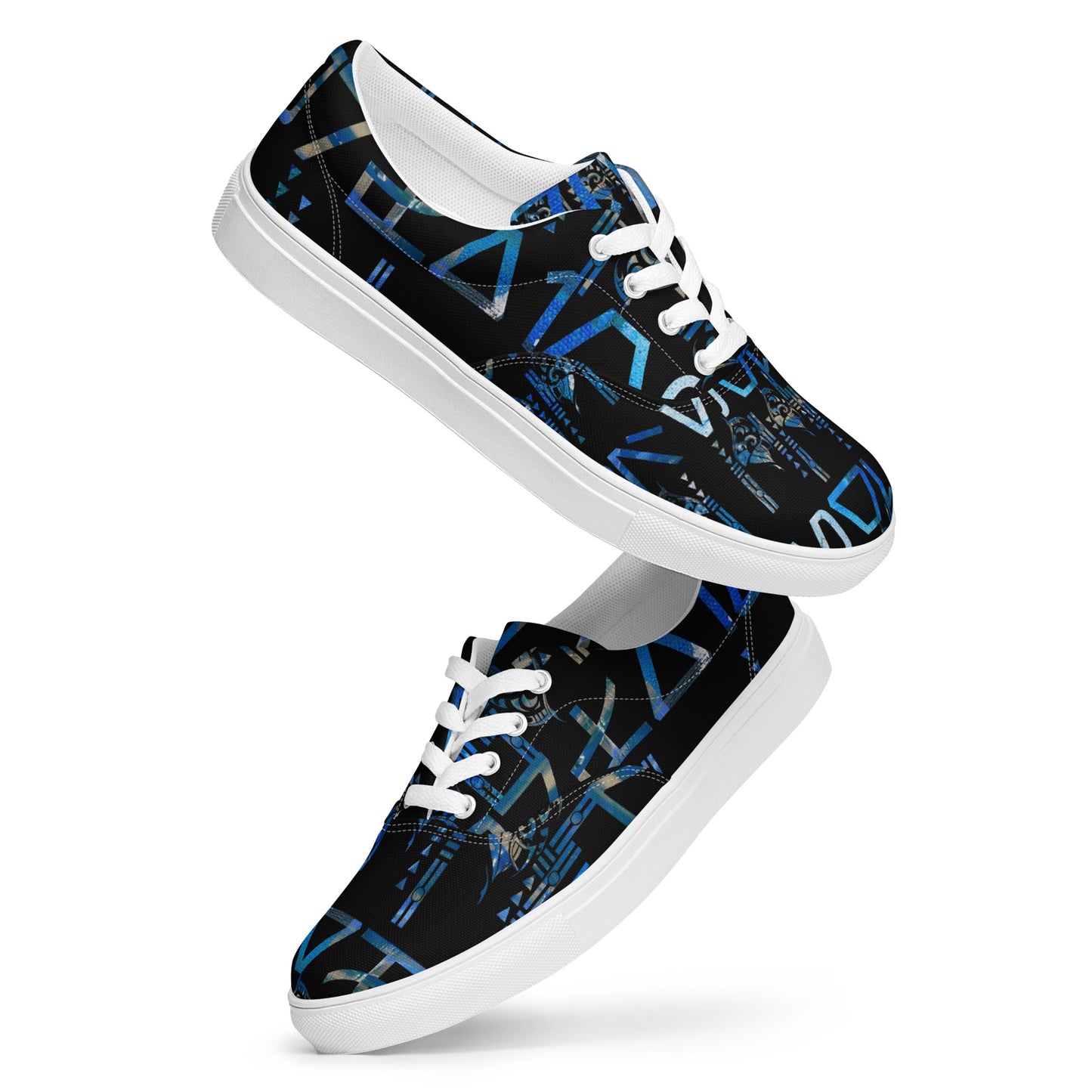 African Native Men’s lace-up canvas shoes