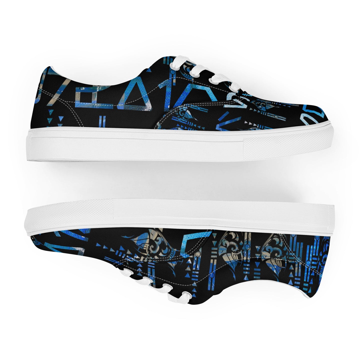 African Native Men’s lace-up canvas shoes