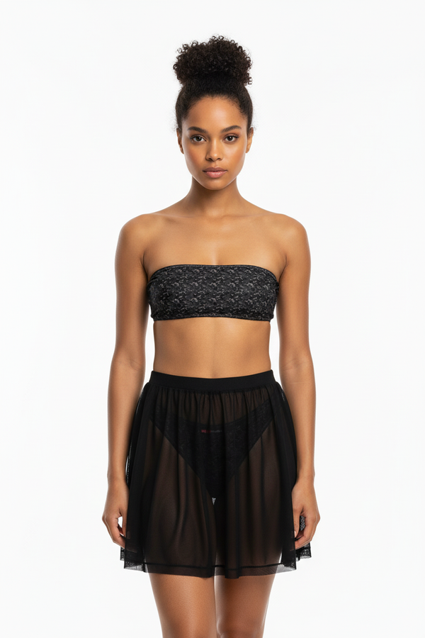 Mesh Skirt Front